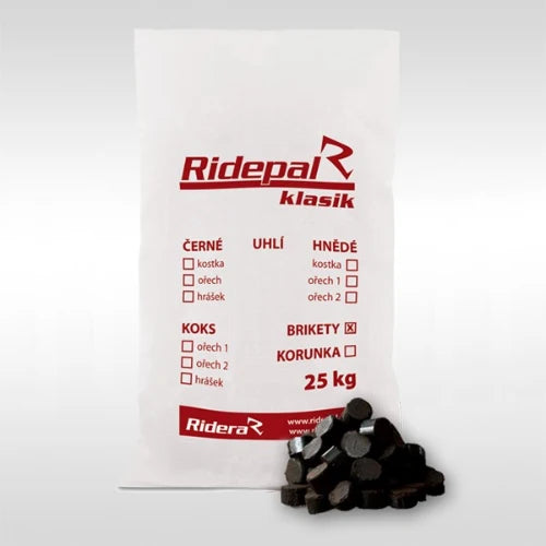 Brikety Rekord 2 - Ridepal Klasik / 2000 kg ( 80Ks x 25Kg )