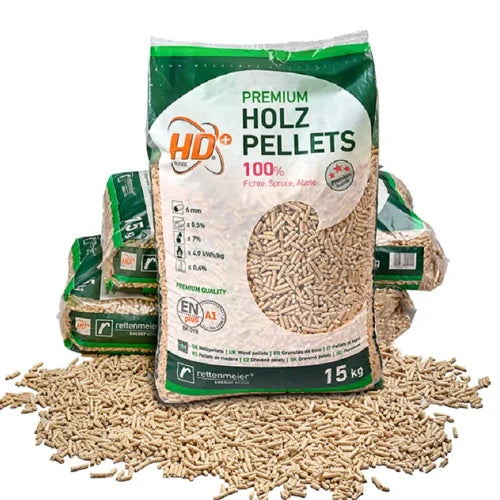 Rettenmeier Energy Wood Premium Dřevěné pelety EN plus A1/ Paleta 1050 kg